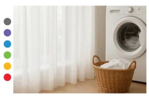 Read more about the article W ilu stopniach prać firanki i zasłony? Pranie w pralce krok po kroku